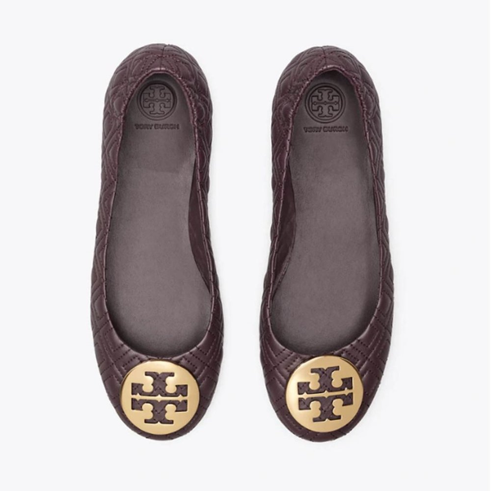 NEW Tory Burch Quilted Minnie In Color Malbec